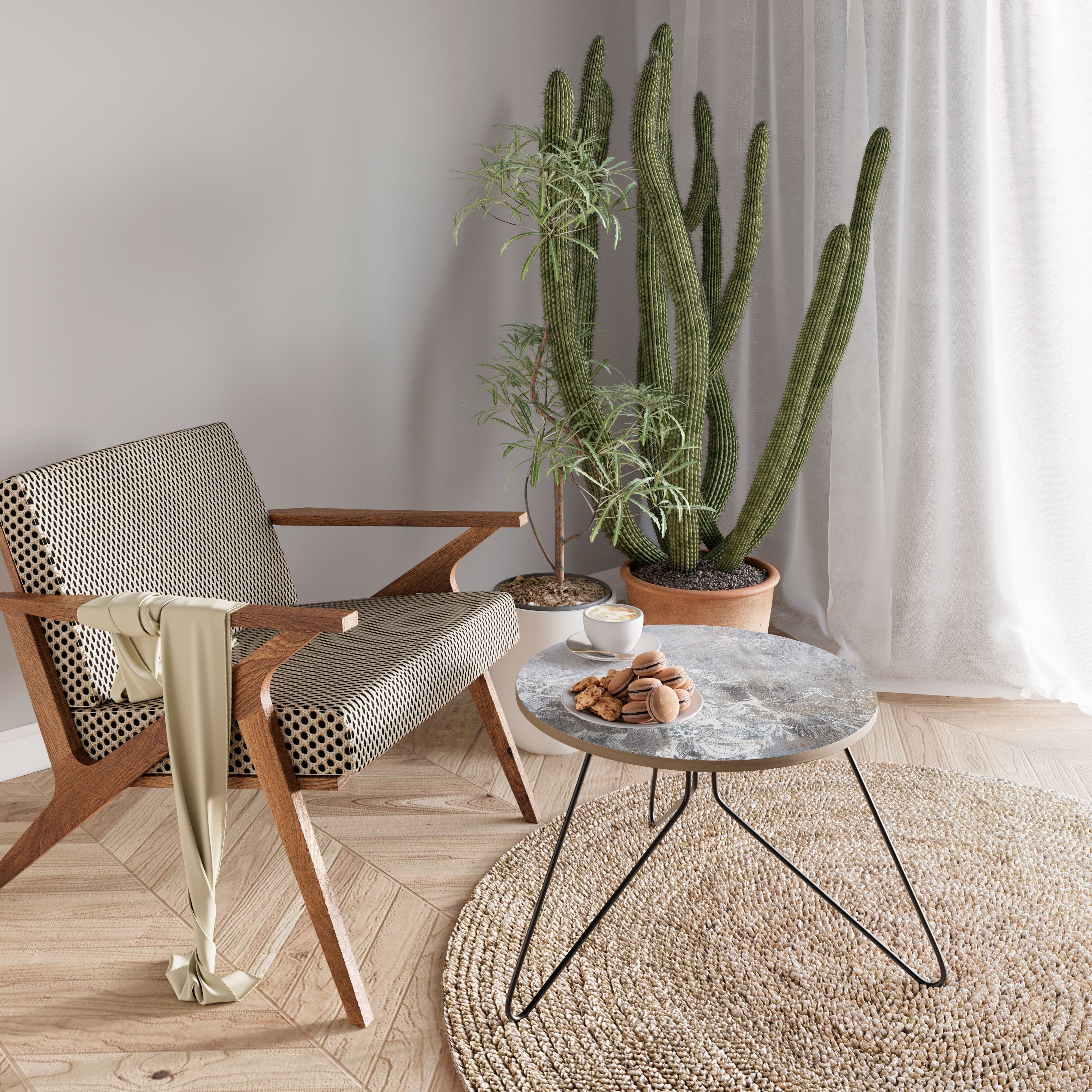 WHITE WHISPER Τραπεζάκι σαλονιού