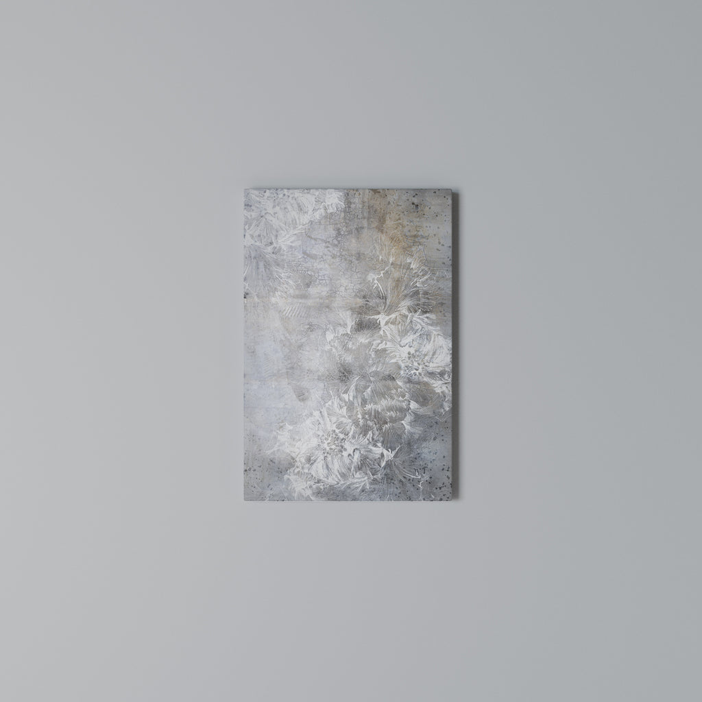 WHITE WHISPER Vertical Canvas Print