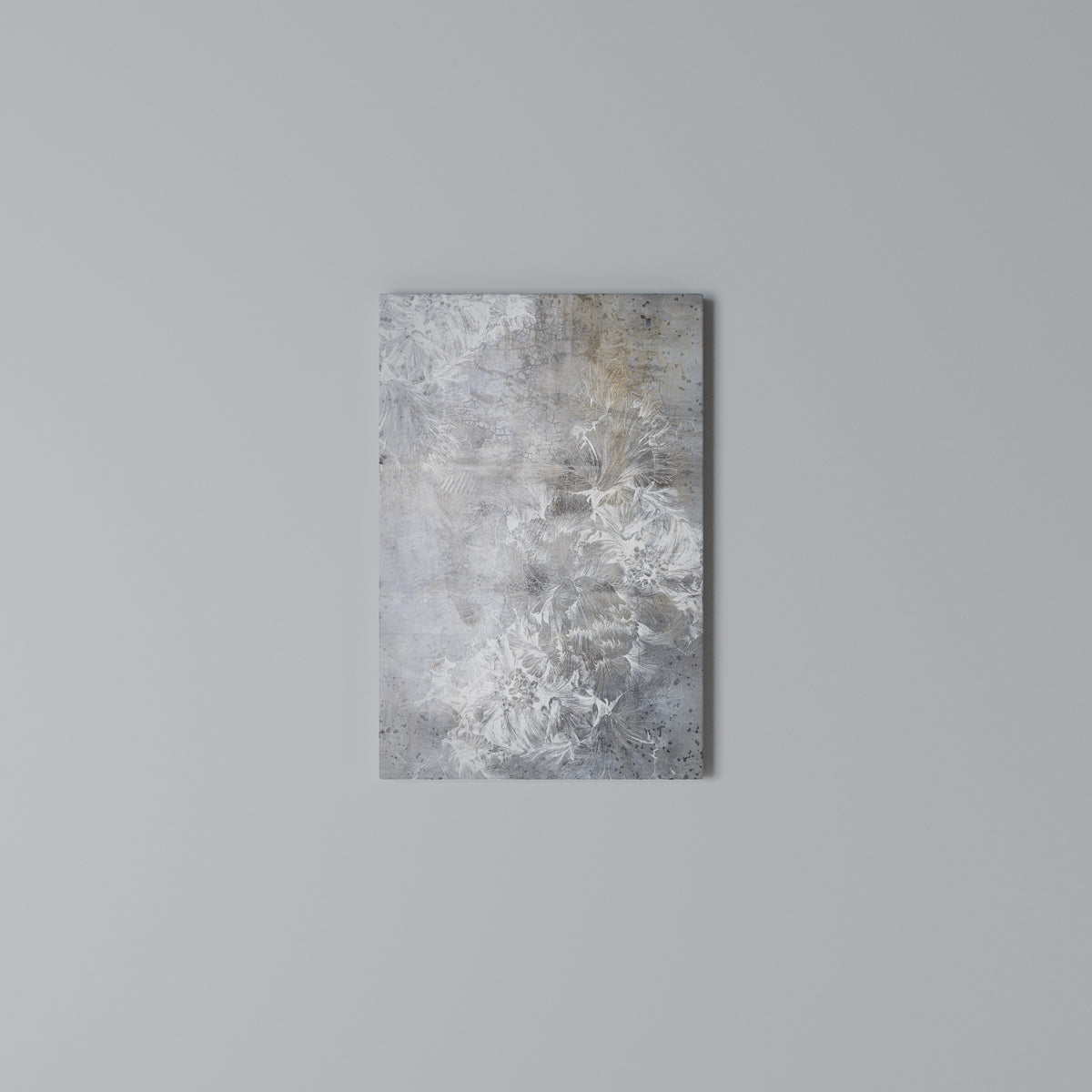 WHITE WHISPER Vertical Canvas Print