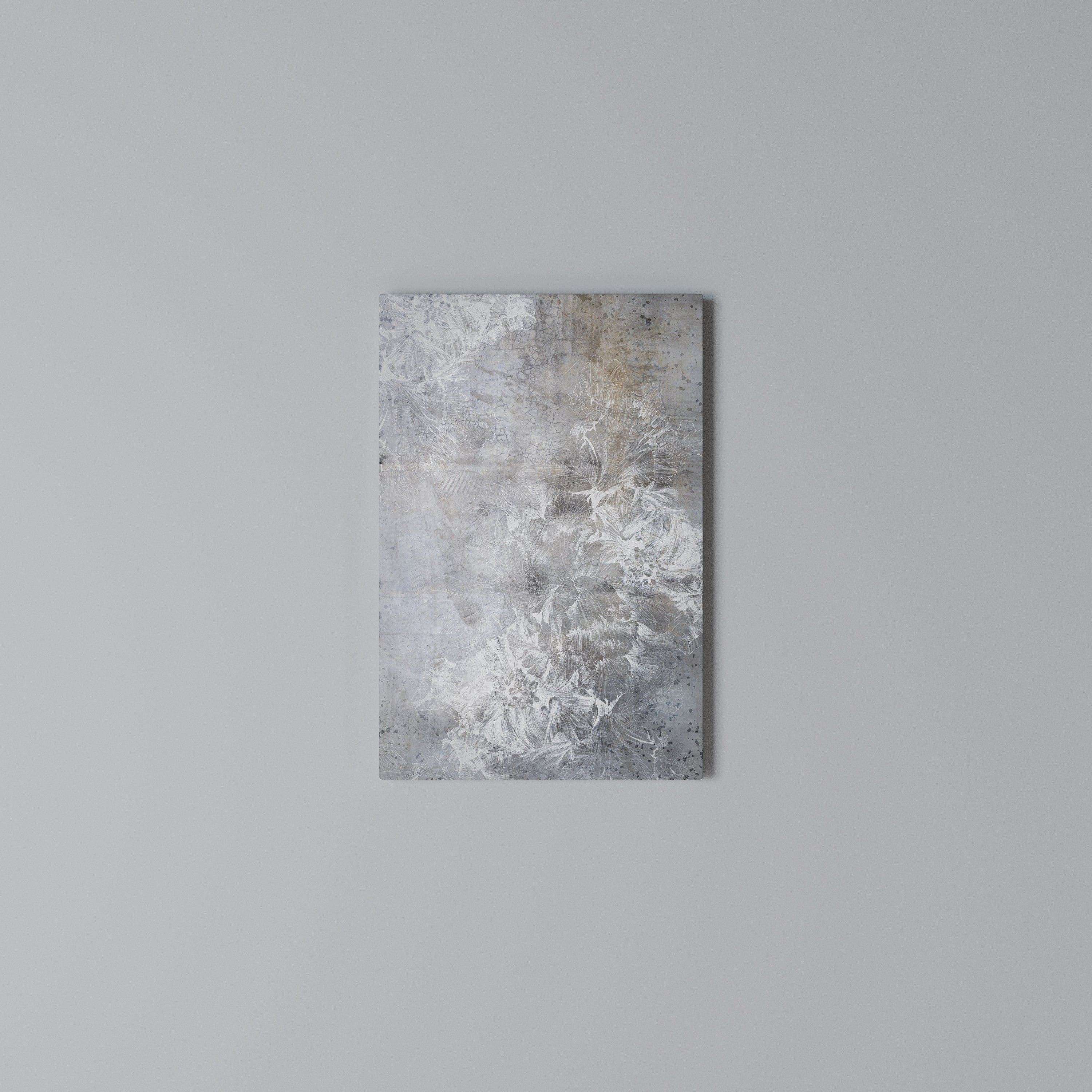 WHITE WHISPER Quadro em tela vertical
