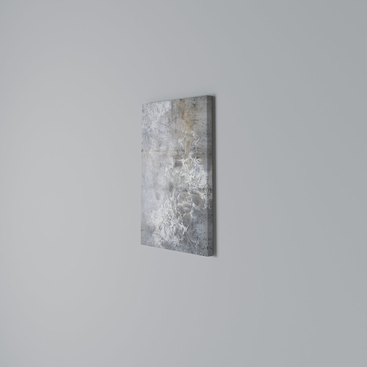 WHITE WHISPER Vertical Canvas Print