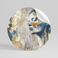 BREAK THE SILENCE Peel and Stick Round Sticker