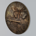 MECHANICAL BUTTERFLY Round Wall Art