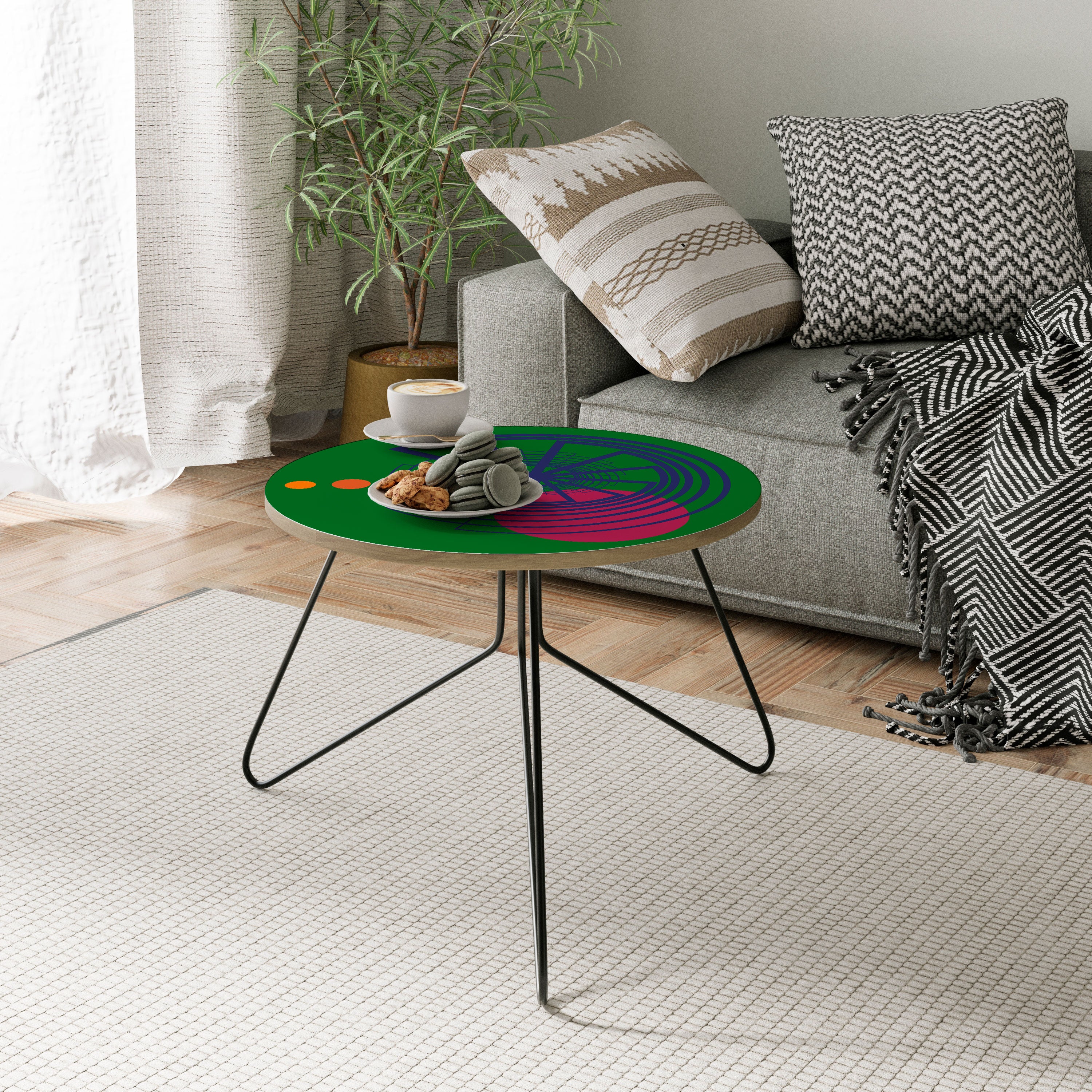 VIVID COLORWHEEL Couchtisch