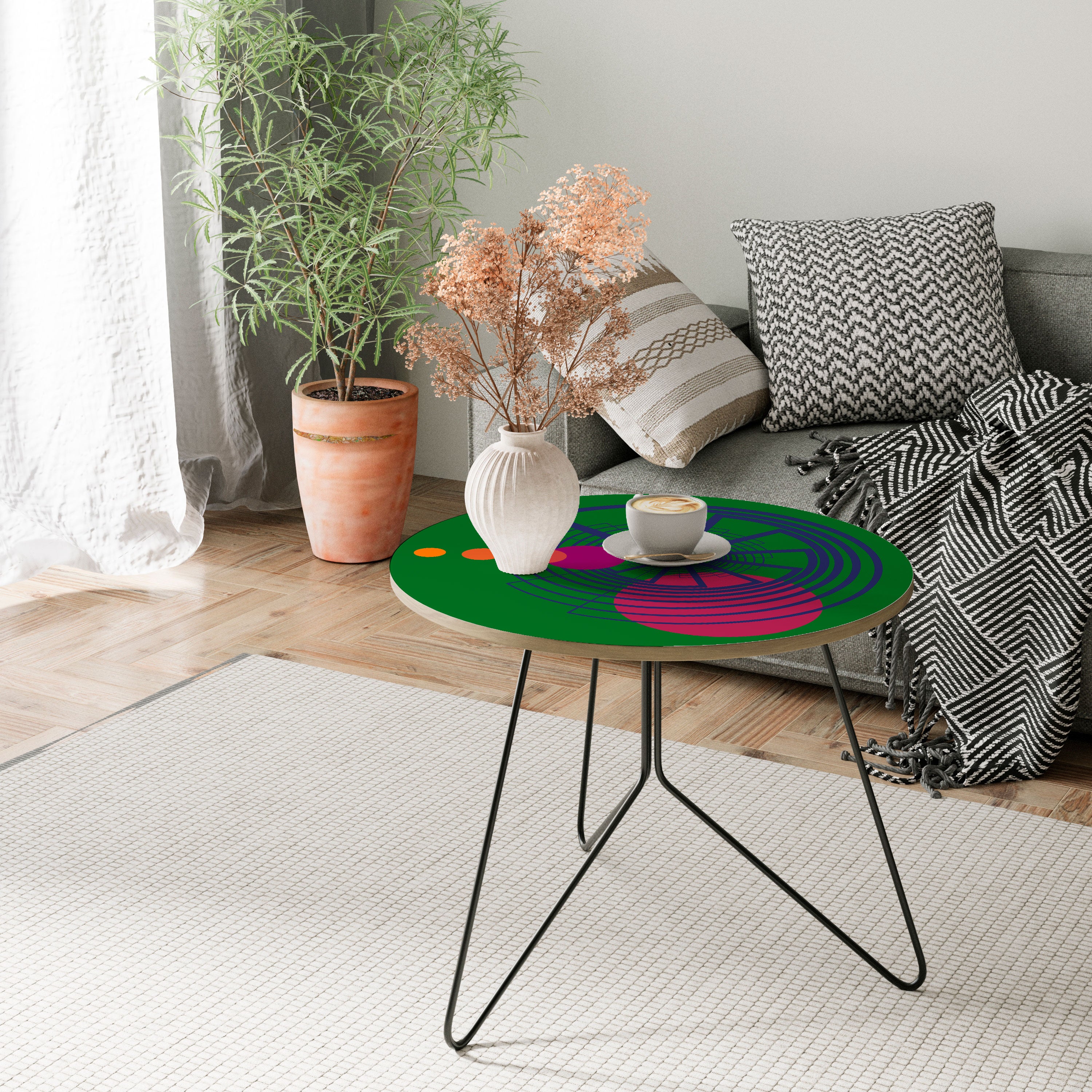 VIVID COLORWHEEL Couchtisch
