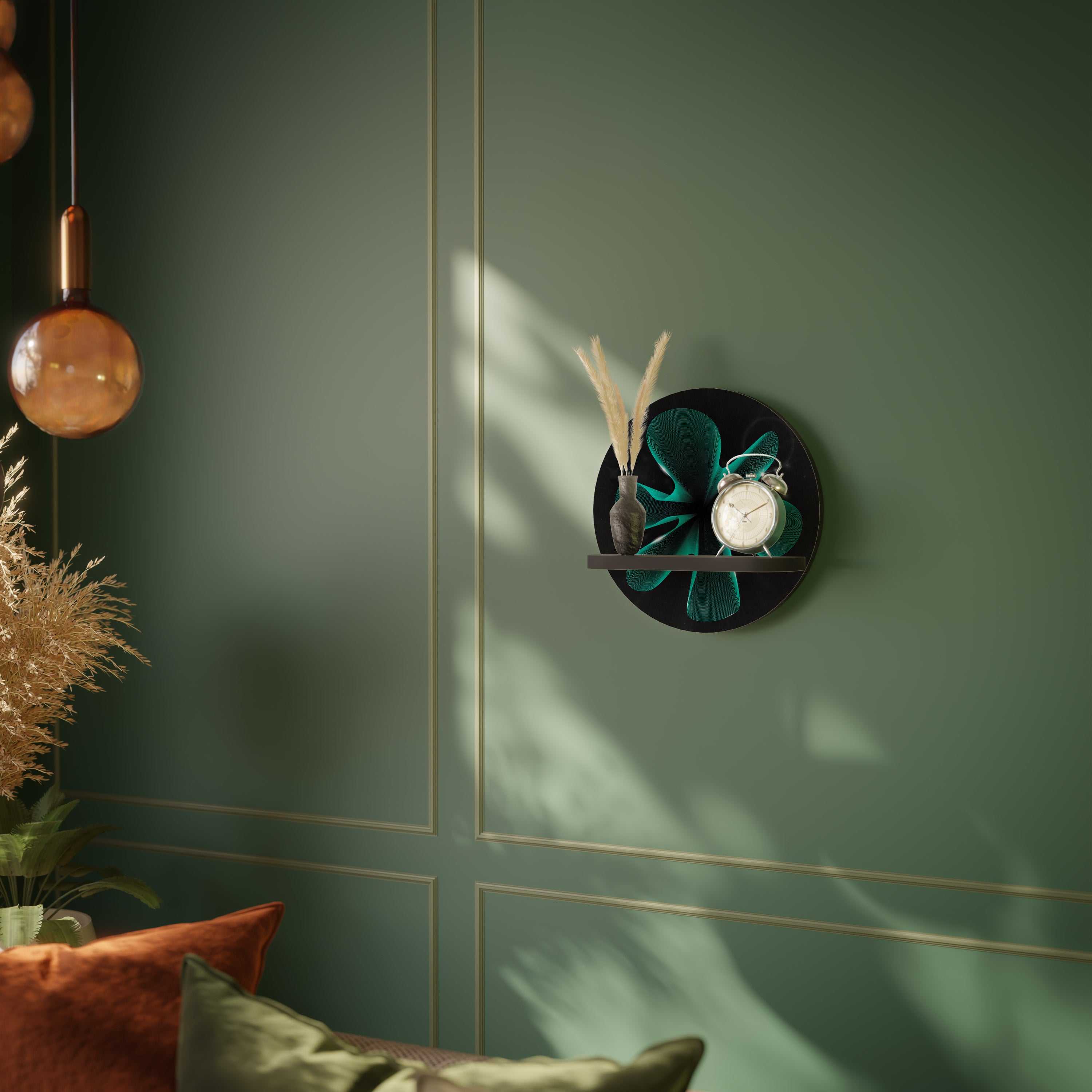 ELECTRIC ILLUSION Decorative Art Shelf