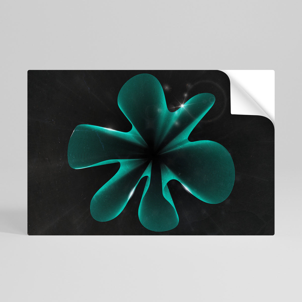 ELECTRIC ILLUSION Peel and Stick Horizontal Poster