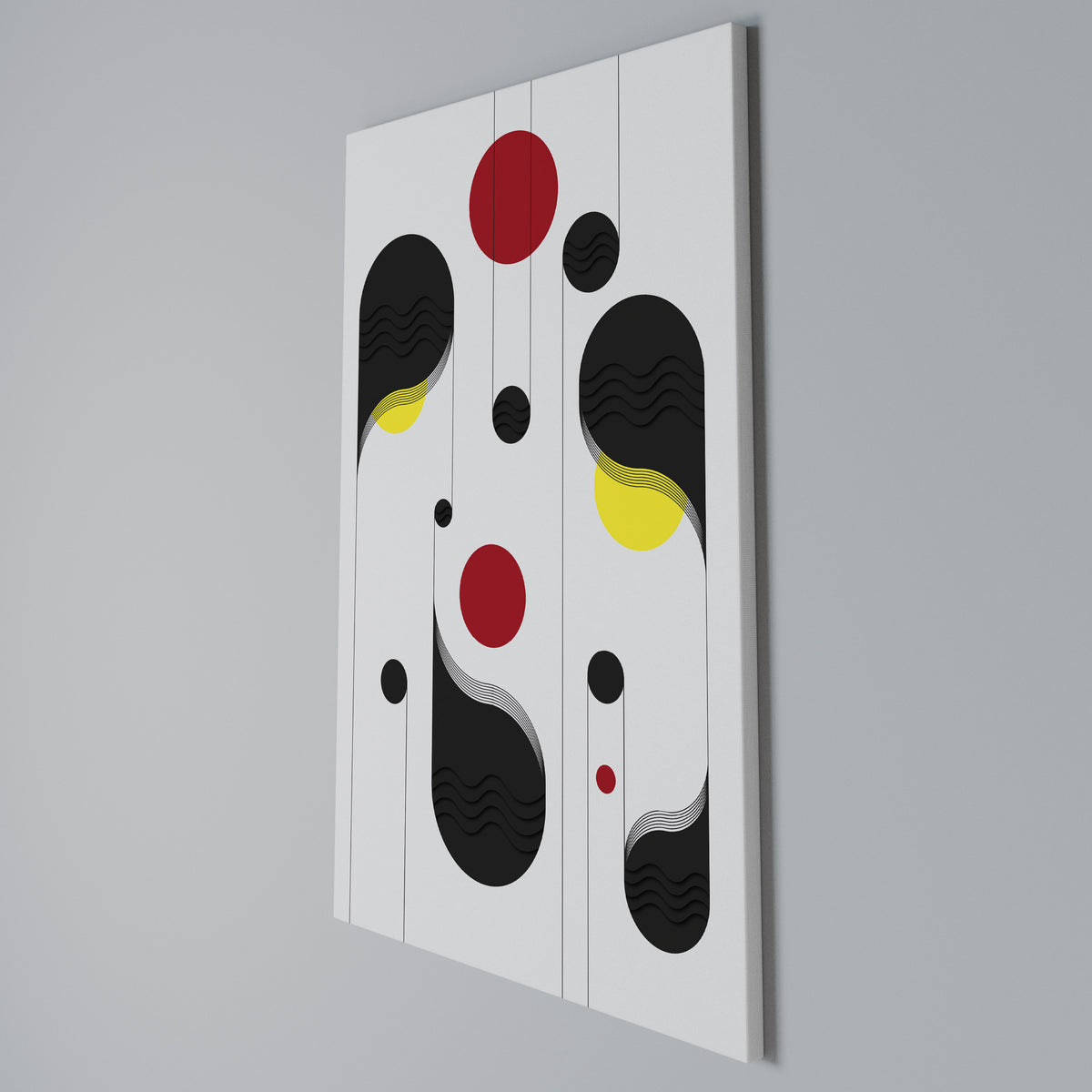 DOT-TO-DOT LULLABY Stampa su tela verticale