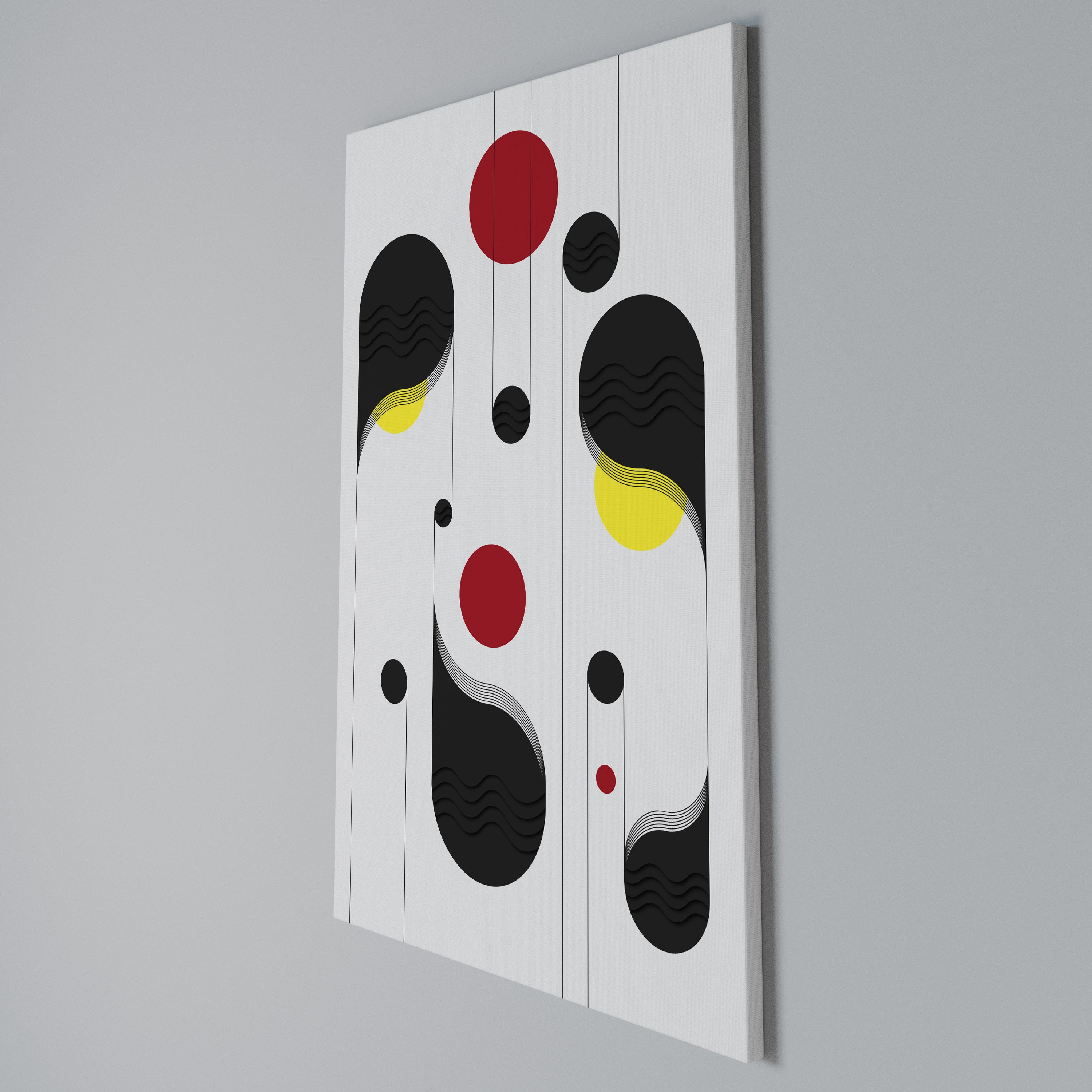 DOT-TO-DOT LULLABY Cuadro en lienzo vertical