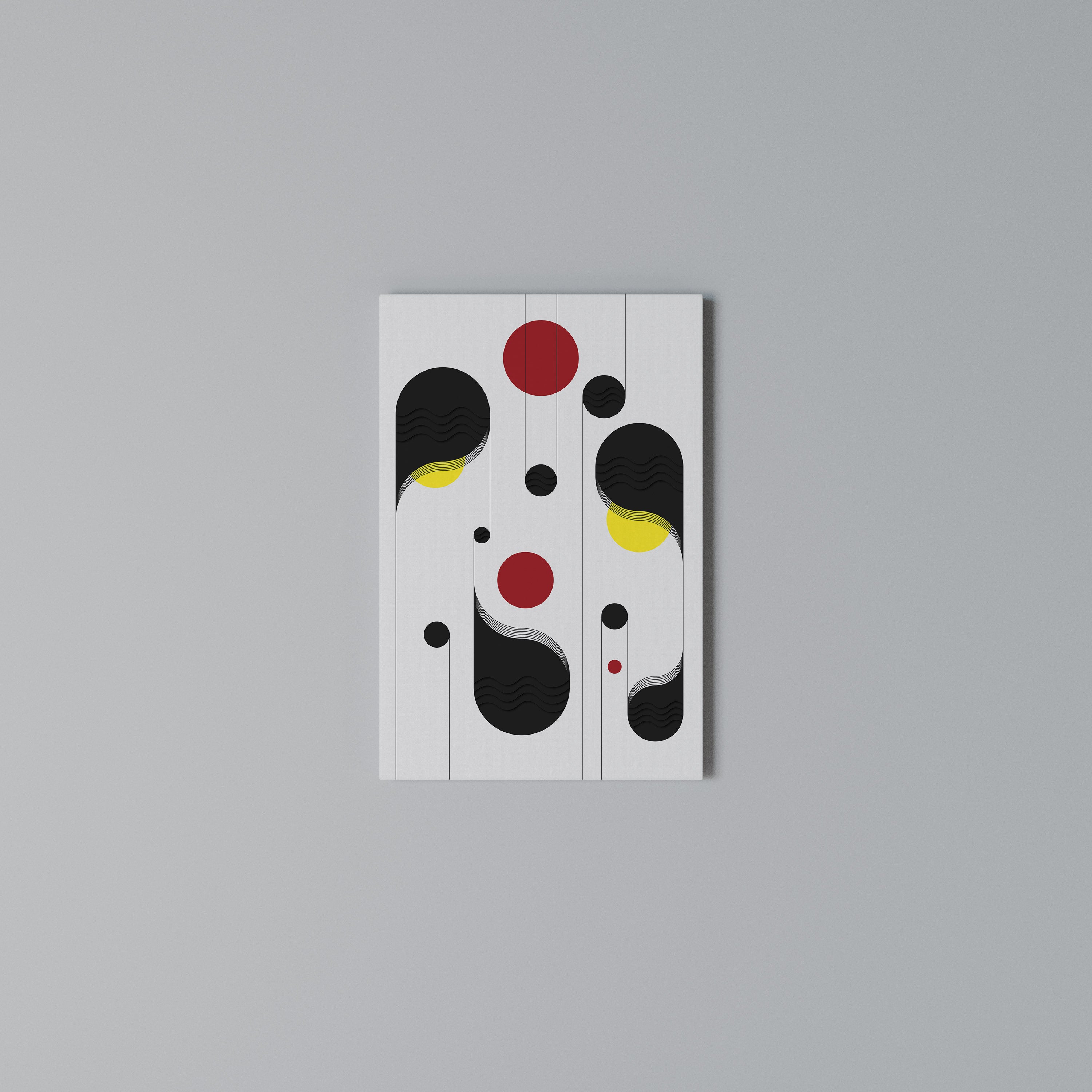 DOT-TO-DOT LULLABY Cuadro en lienzo vertical