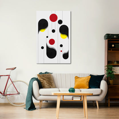 DOT-TO-DOT LULLABY Stampa su tela verticale