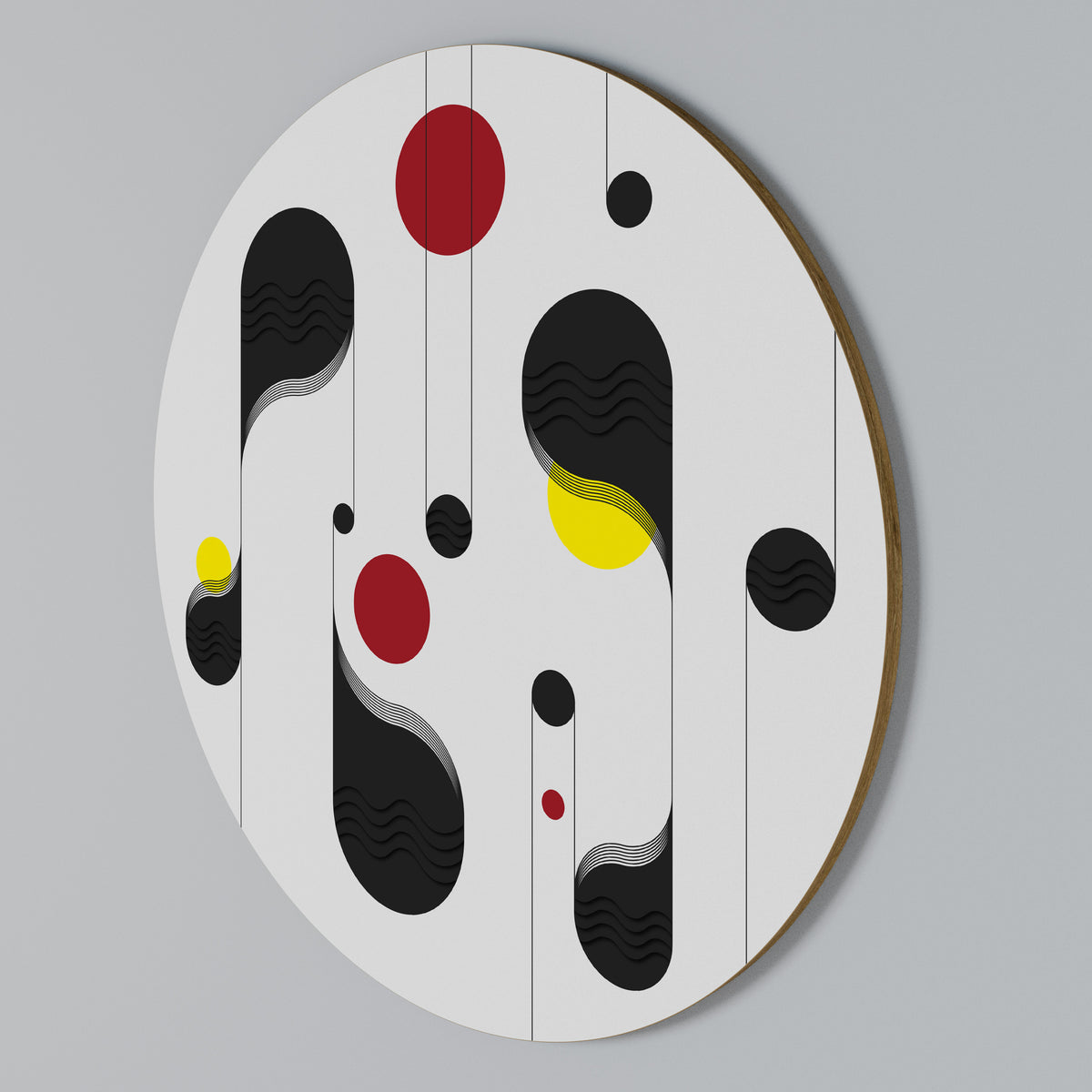 DOT-TO-DOT LULLABY Rund väggdekor
