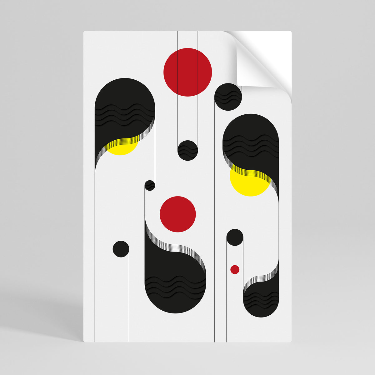 DOT-TO-DOT LULLABY Poster Verticale Adesivo