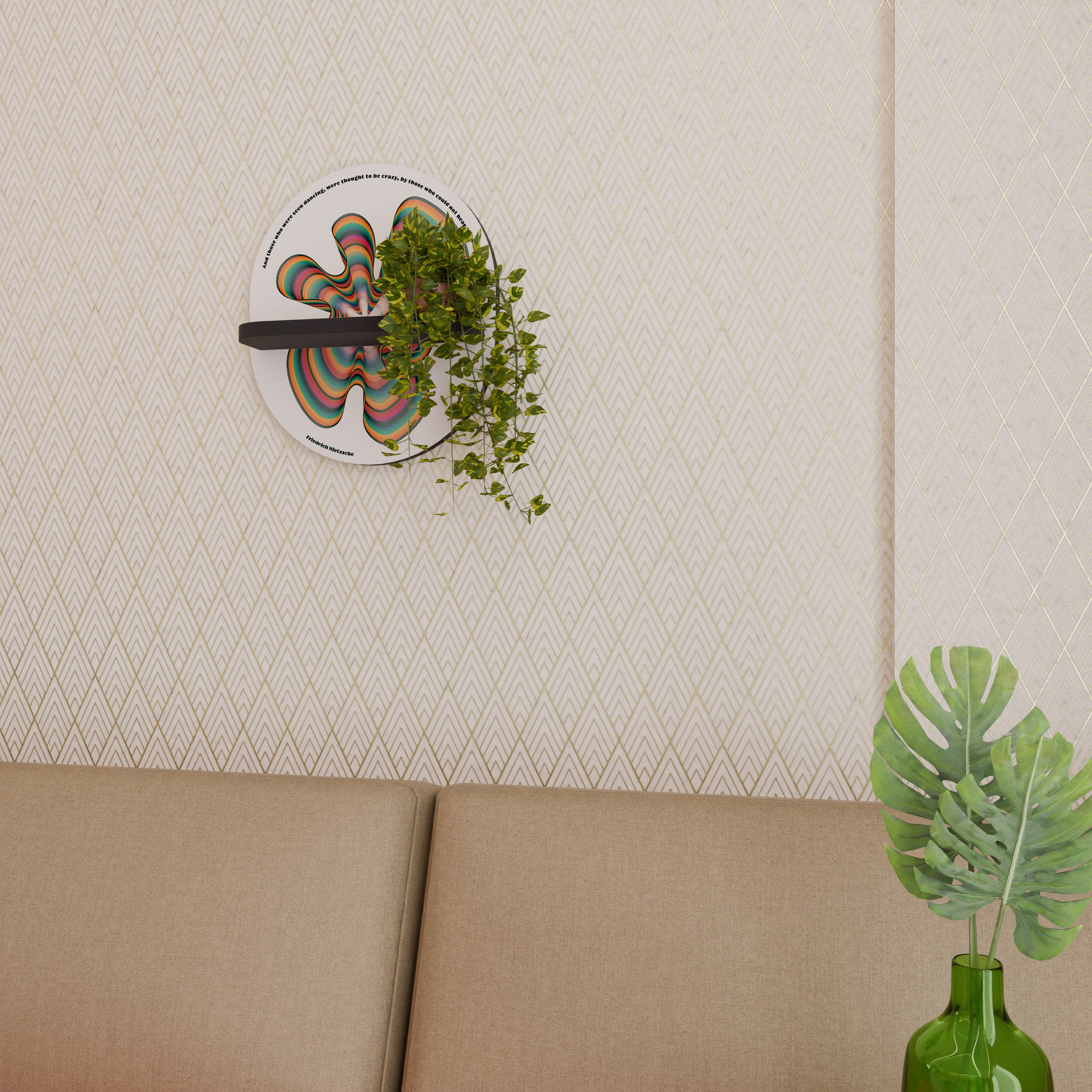 NOSTALGIC ECHOES [ENG] Decorative Art Shelf