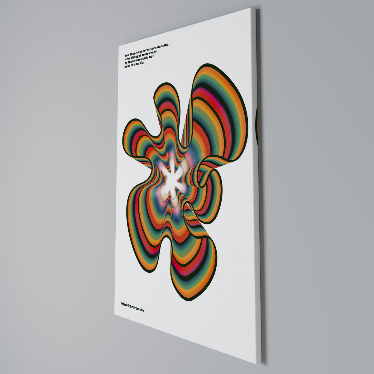 NOSTALGIC ECHOES [ENG] Vertical Canvas Print