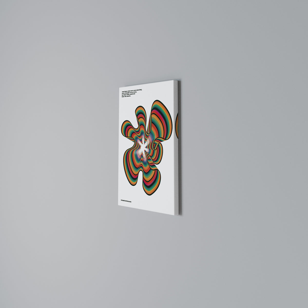 NOSTALGIC ECHOES [ENG] Vertical Canvas Print