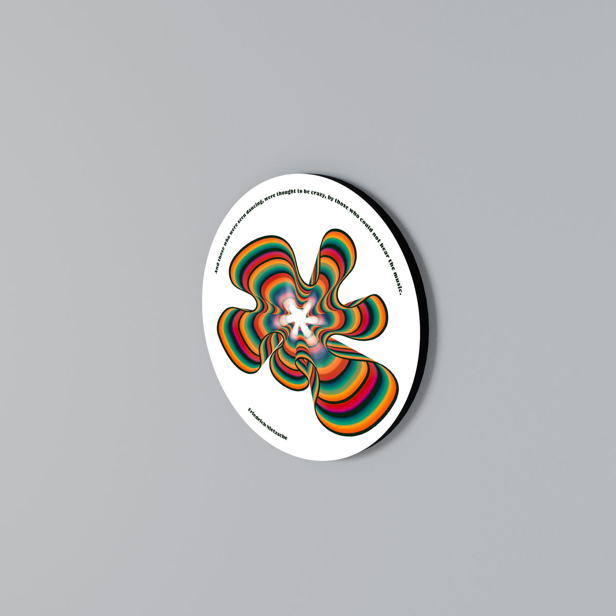 NOSTALGIC ECHOES [ENG] Round Wall Art