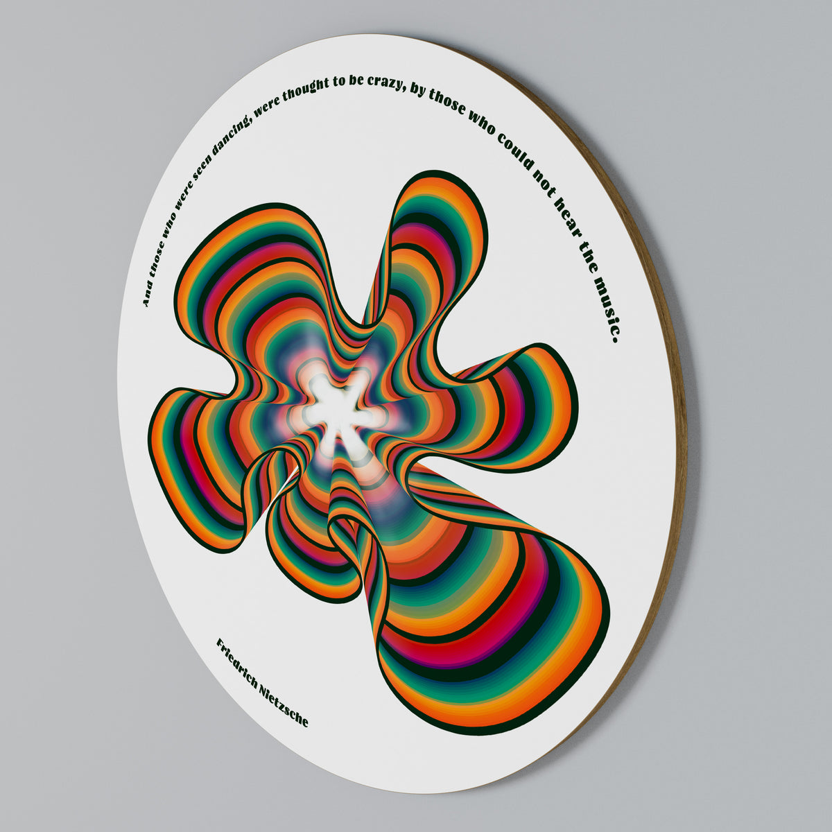NOSTALGIC ECHOES [ENG] Arte de pared redondo