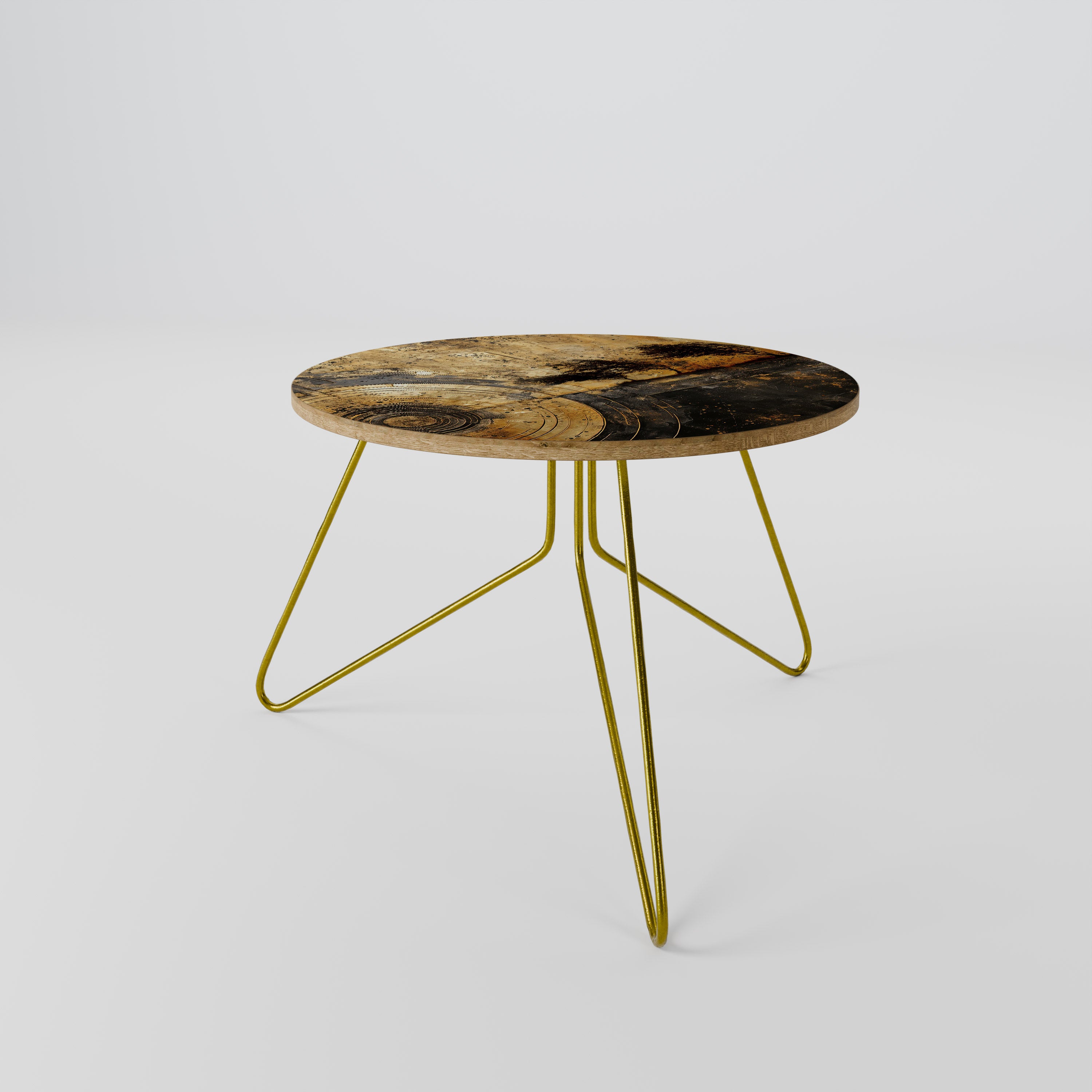COPPERY EARTHQUAKE Coffee Table