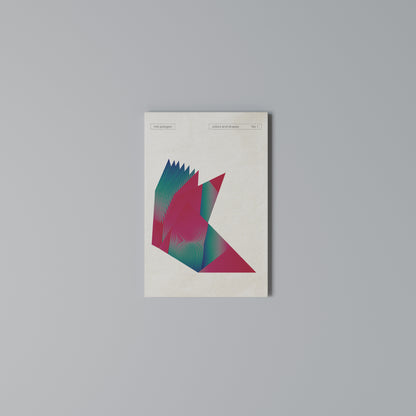 HOT POLYGON Cuadro en lienzo vertical