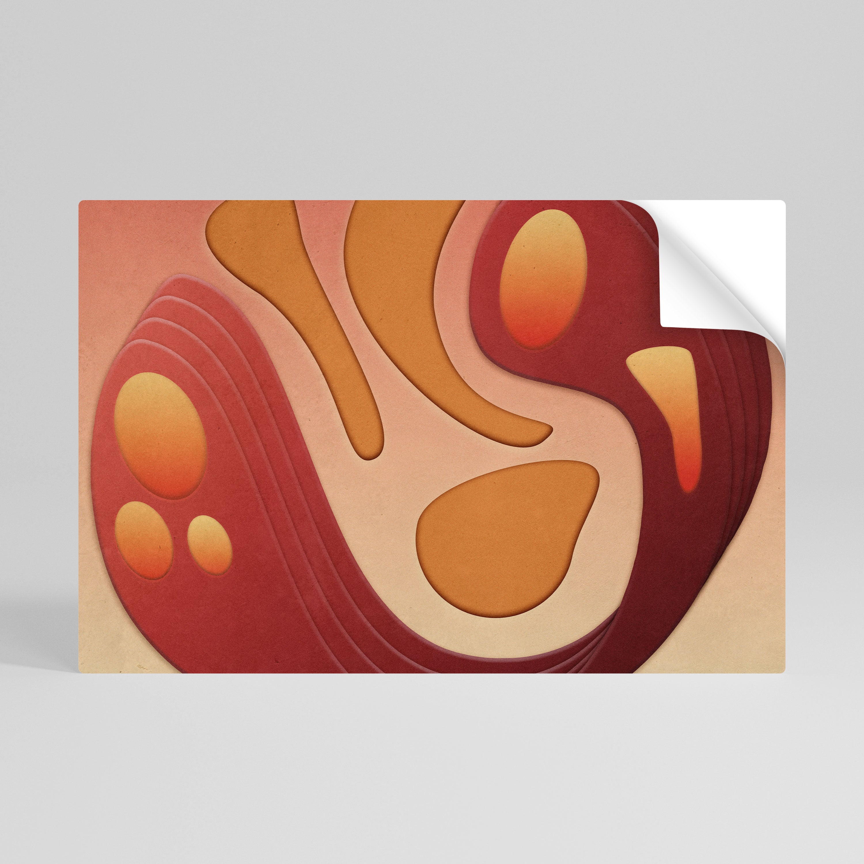 IMMERSION STRUCTURE Póster adhesivo horizontal