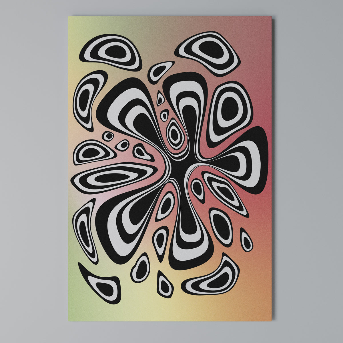 ILLUSIONARY SPLASH Stampa su tela verticale