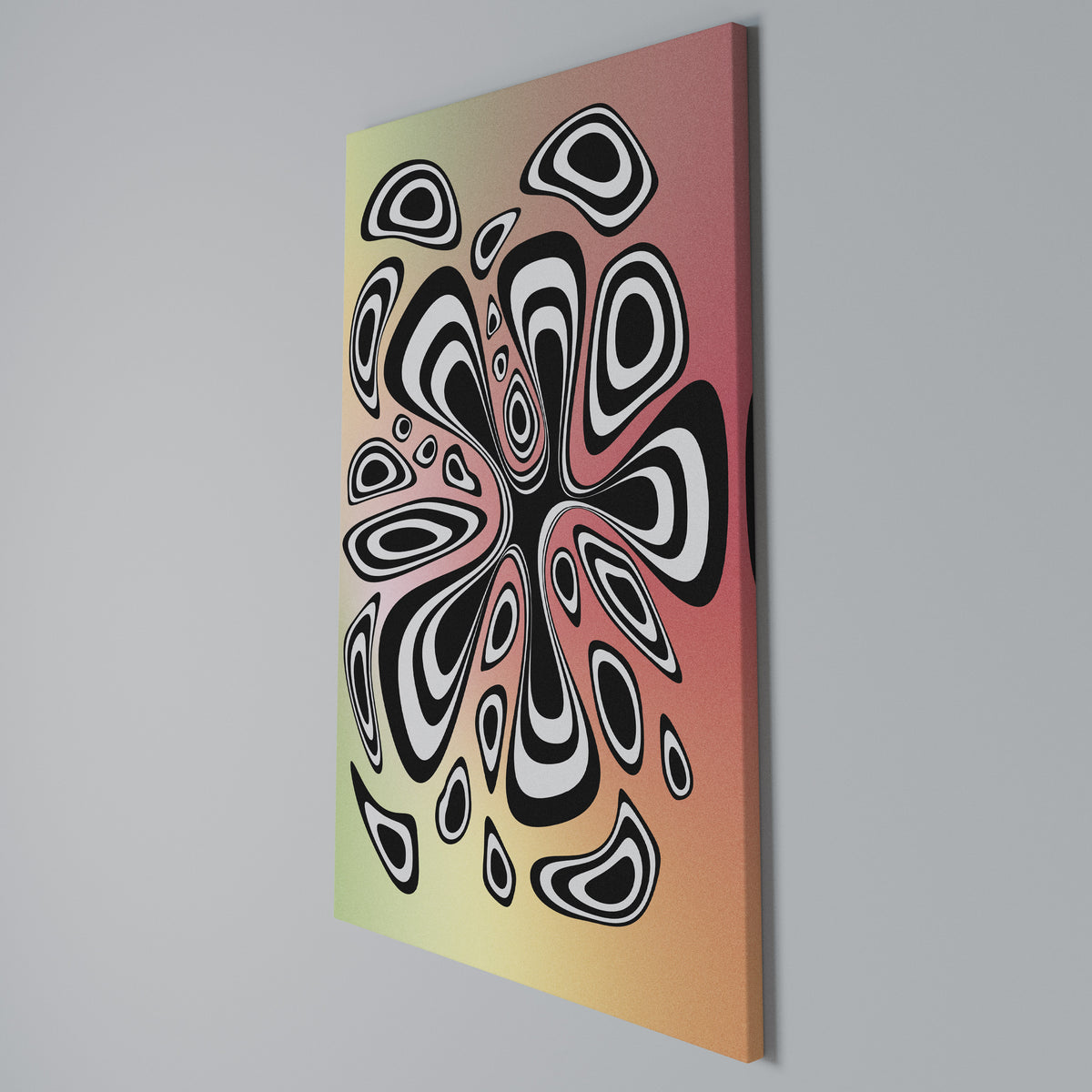 ILLUSIONARY SPLASH Stampa su tela verticale