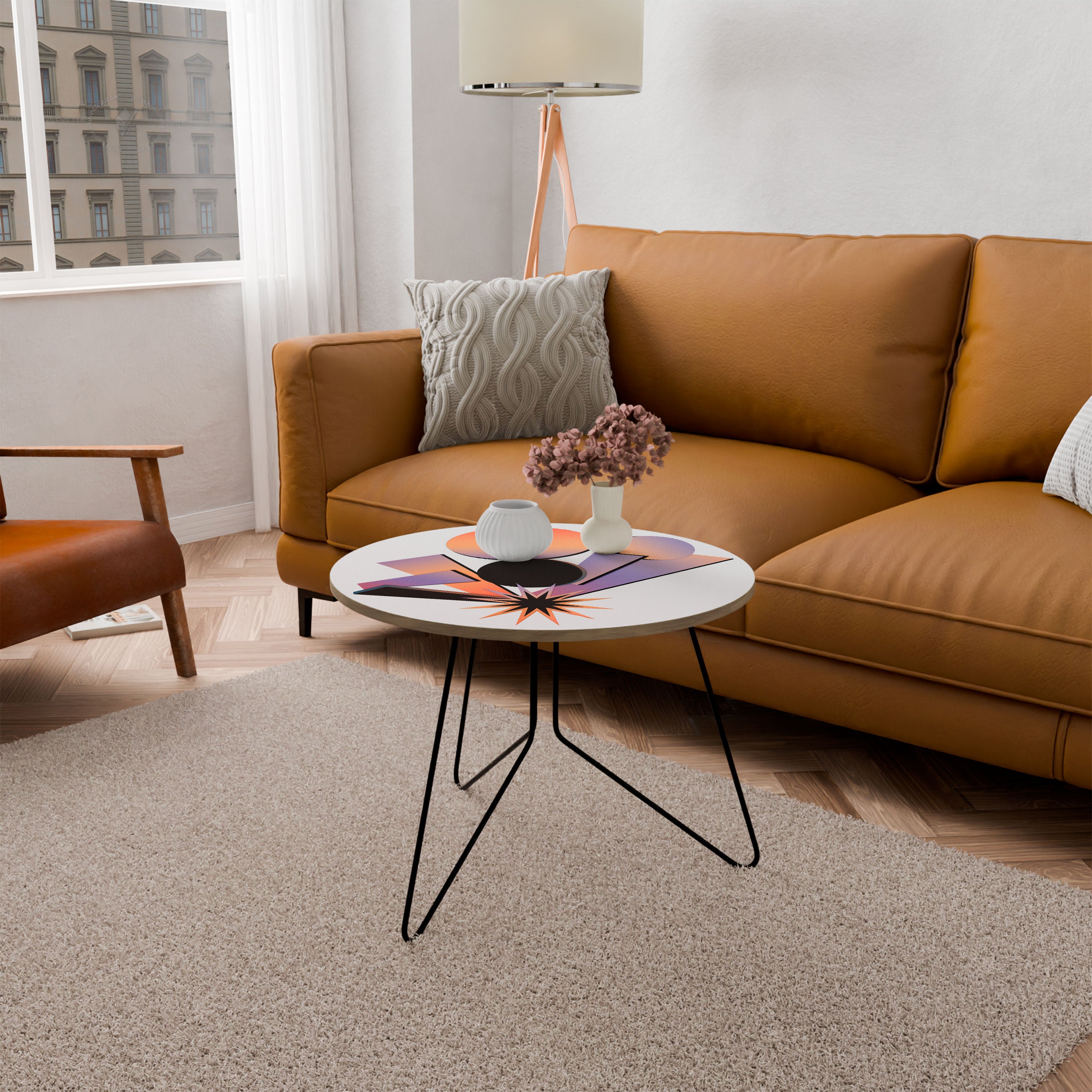 ANGULAR ARTISTRY Τραπεζάκι σαλονιού