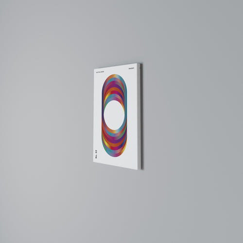 ELIPTICAL GRADIENTS Vertical Canvas Print