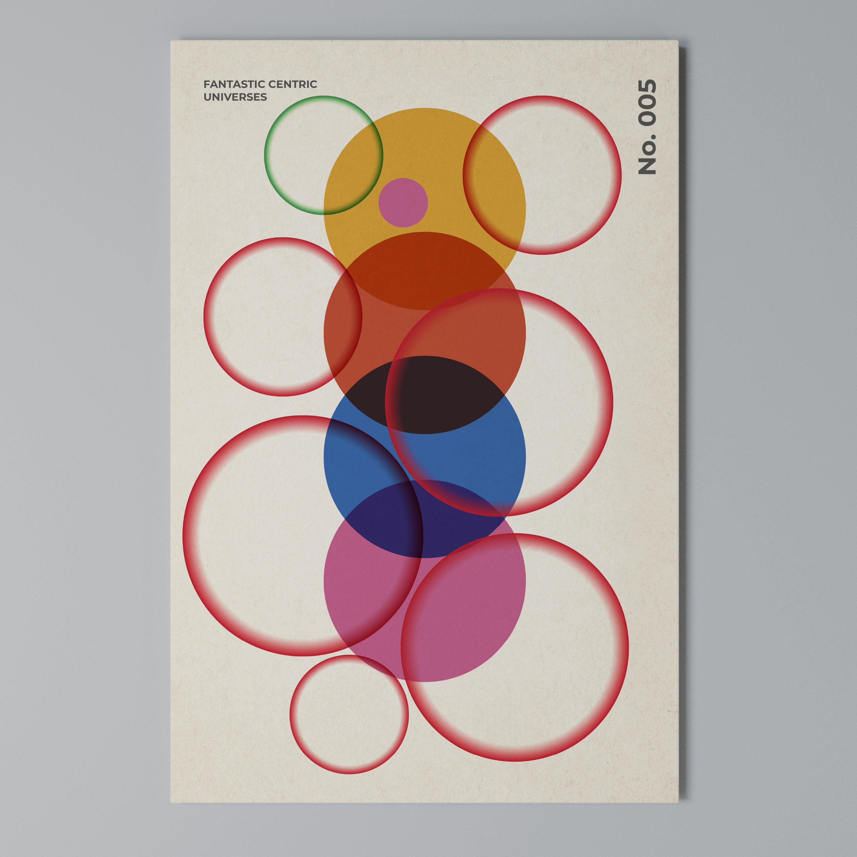 FANTASTIC UNIVERSES Vertical Canvas Print