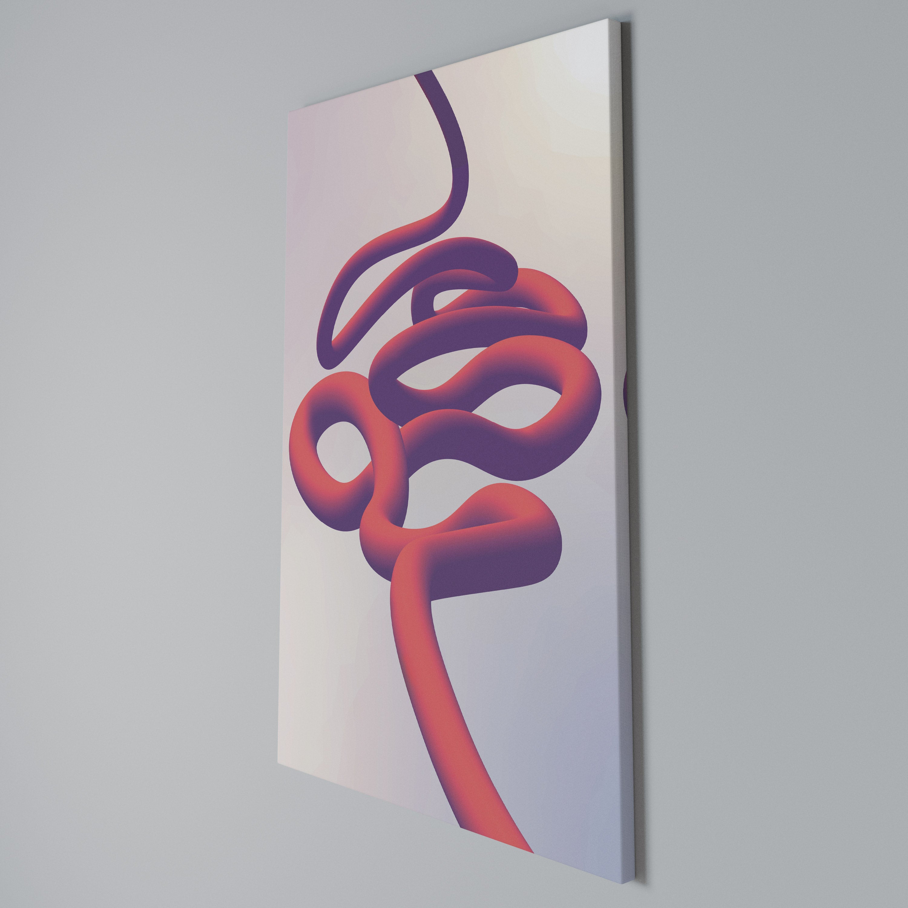 INFINITY WIRE Cuadro en lienzo vertical