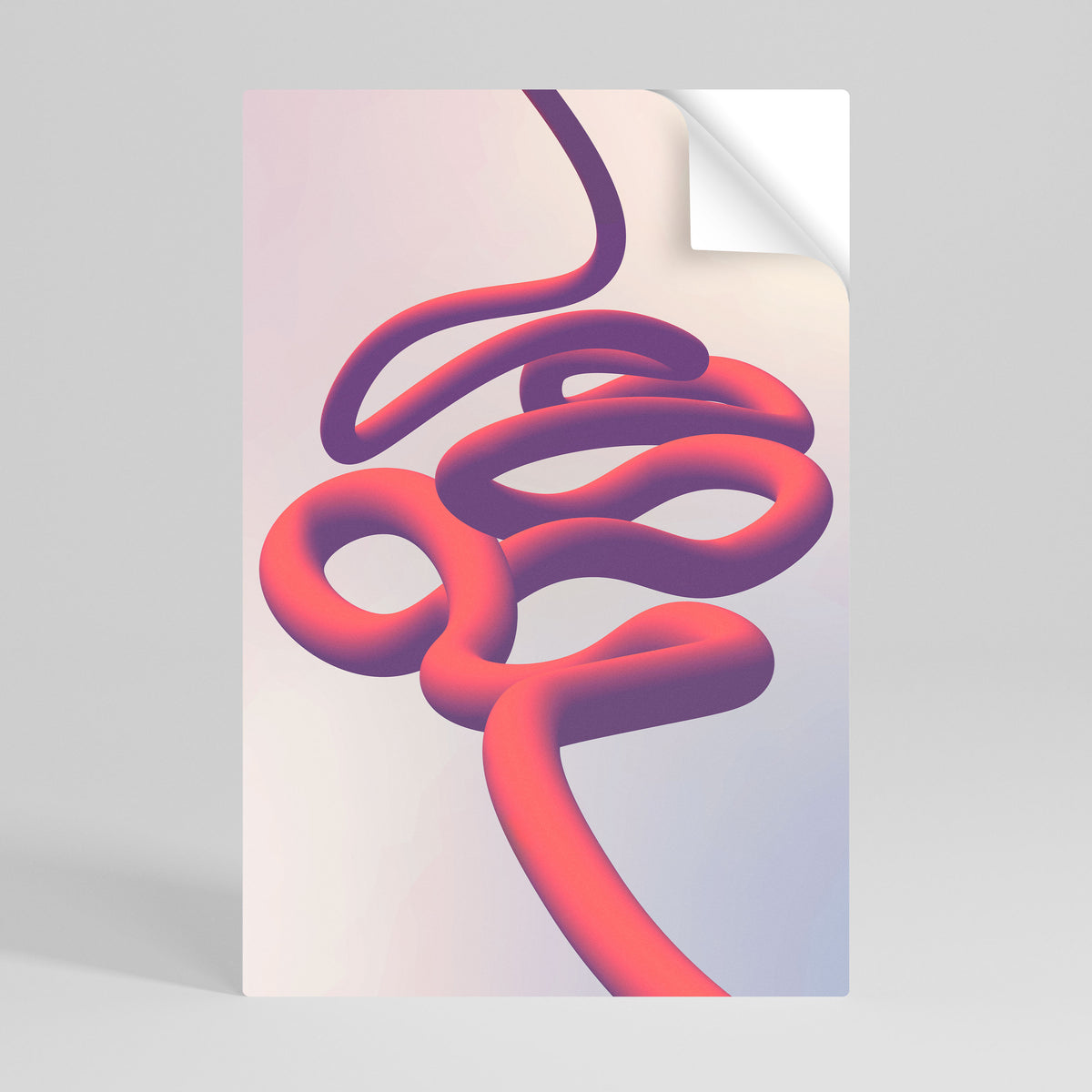 INFINITY WIRE Poster Verticale Adesivo