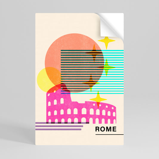 ROMAN SPARKLE Poster Verticale Adesivo