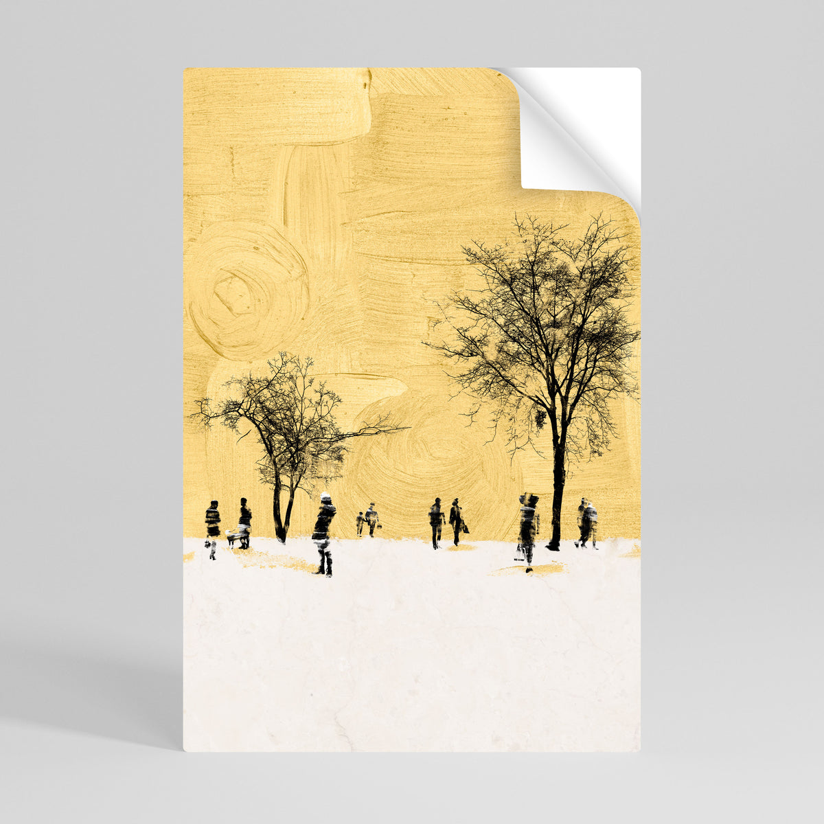 ERASED IN TIME Poster Verticale Adesivo
