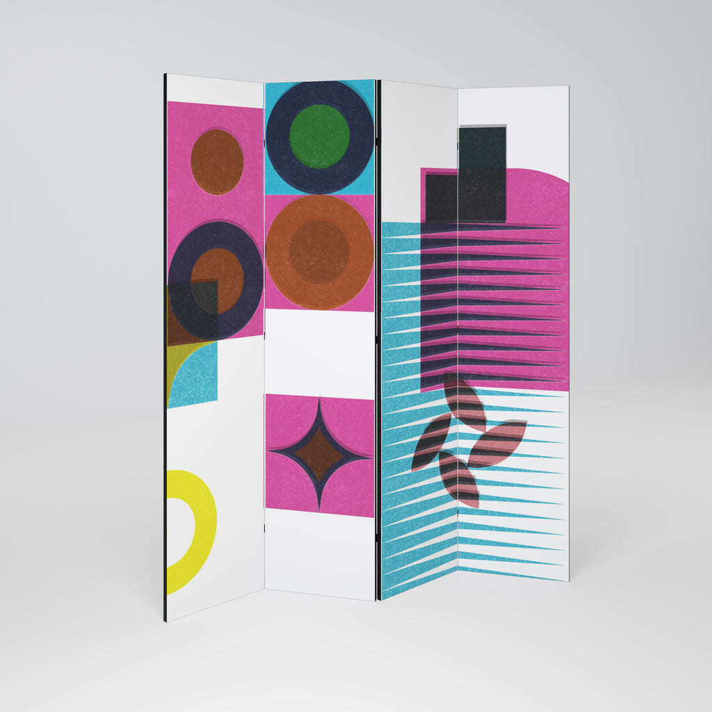 FORM VARIETY 4-Panel Room Divider