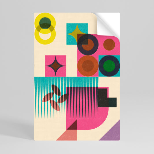 FORM VARIETY Poster Verticale Adesivo