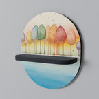 COLORFUL OASIS Decorative Art Shelf
