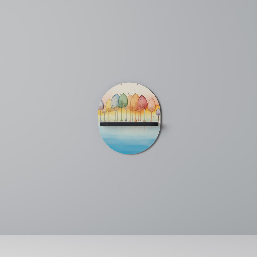 COLORFUL OASIS Decorative Art Shelf