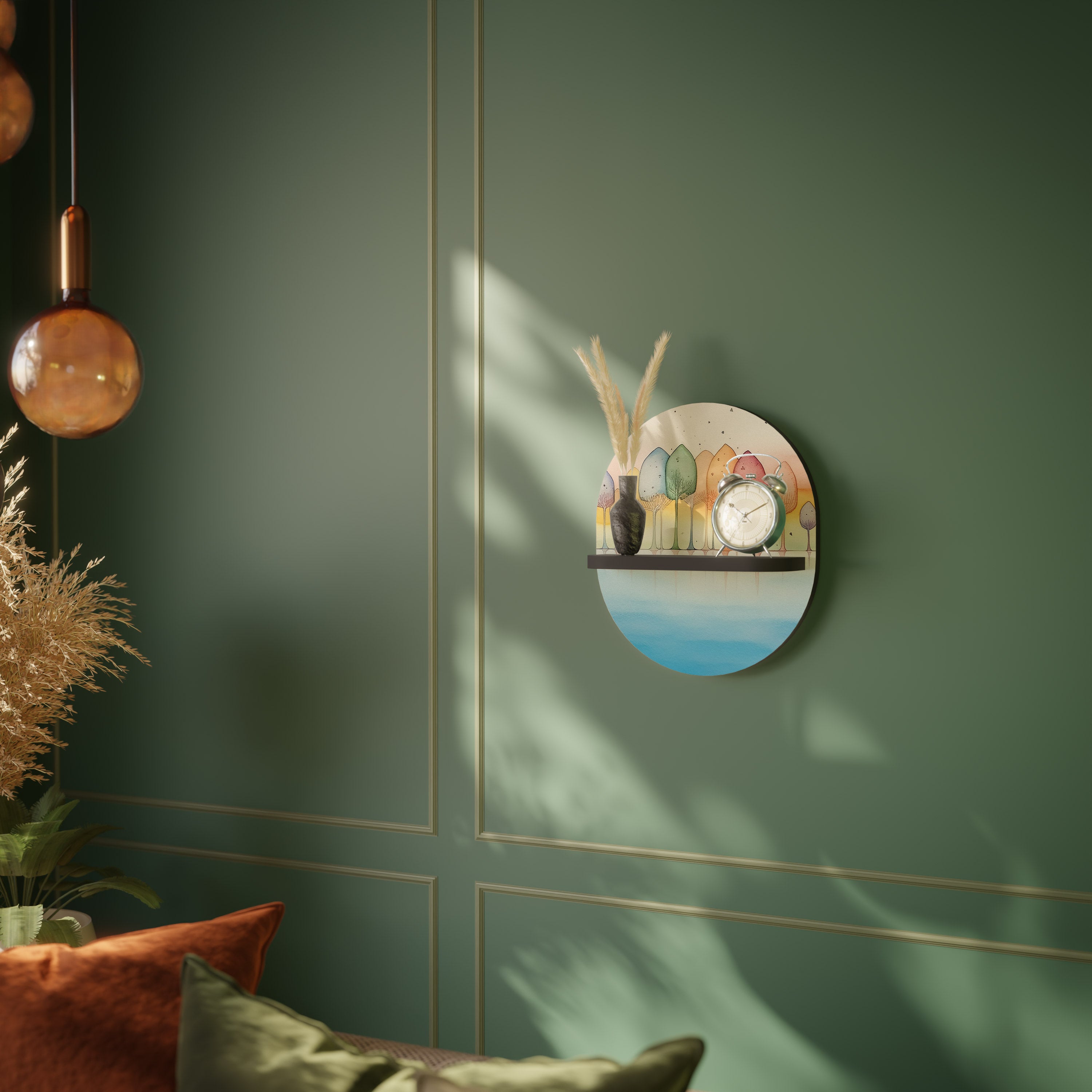 COLORFUL OASIS Decorative Art Shelf