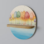 COLORFUL OASIS Decorative Art Shelf