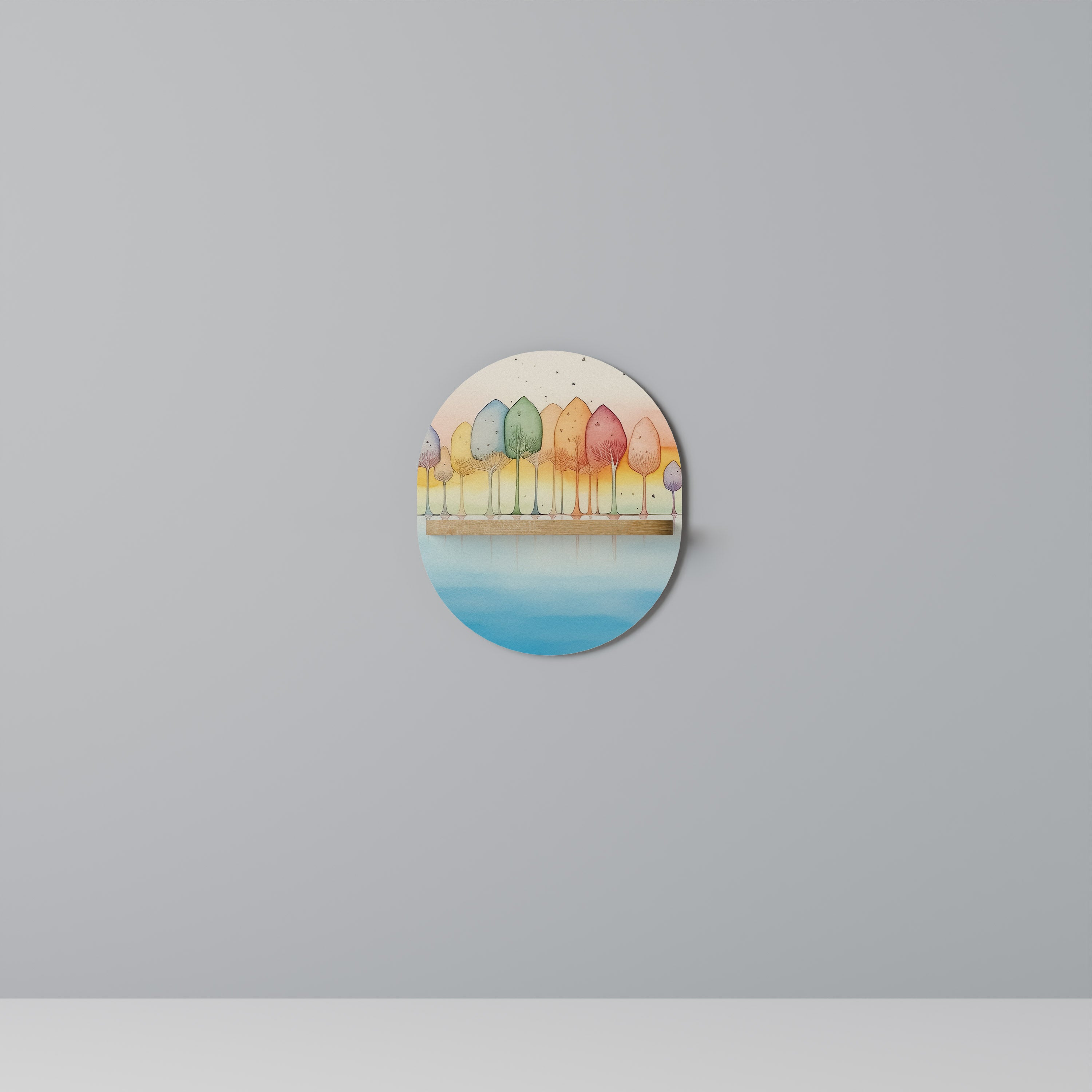 COLORFUL OASIS Decorative Art Shelf