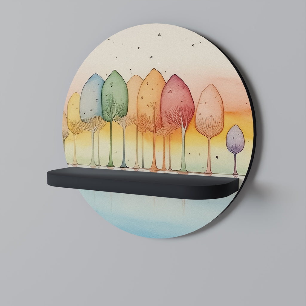 COLORFUL OASIS Decorative Art Shelf