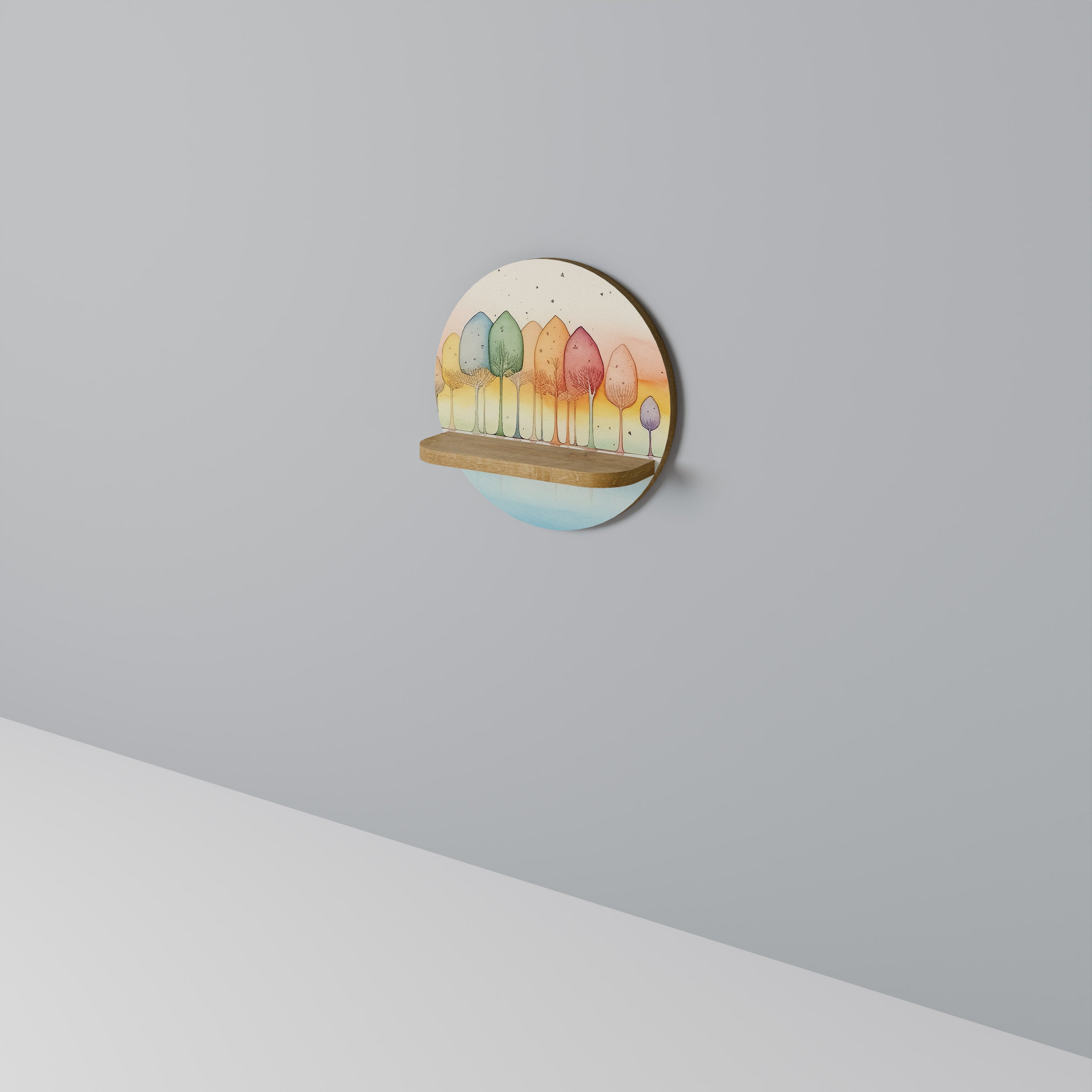 COLORFUL OASIS Art Shelf