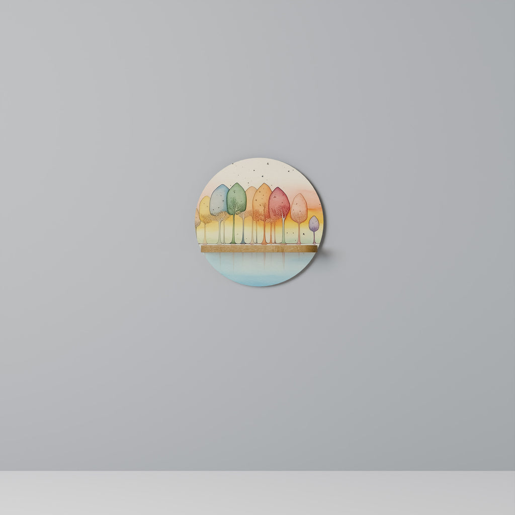 COLORFUL OASIS Decorative Art Shelf