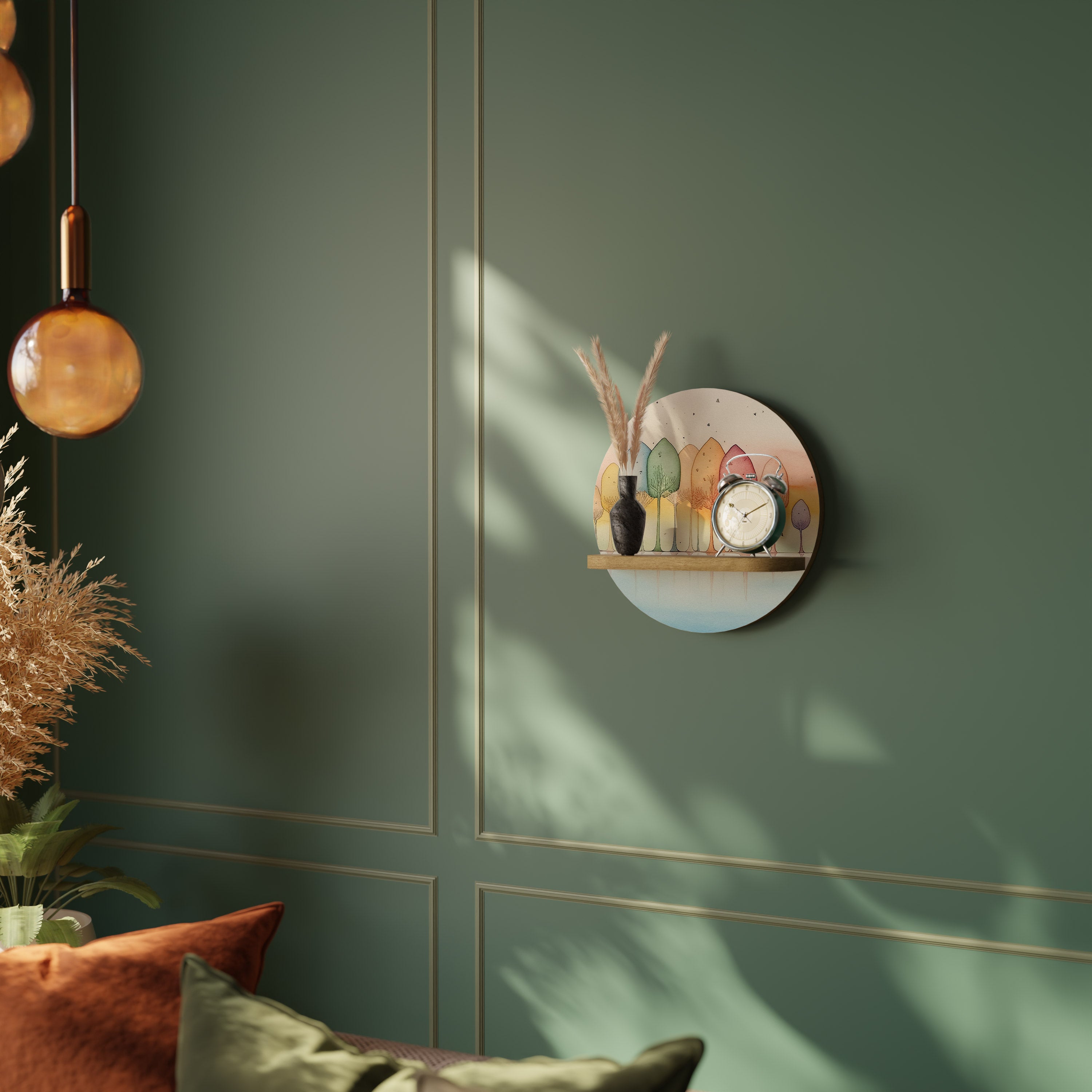 COLORFUL OASIS Decorative Art Shelf