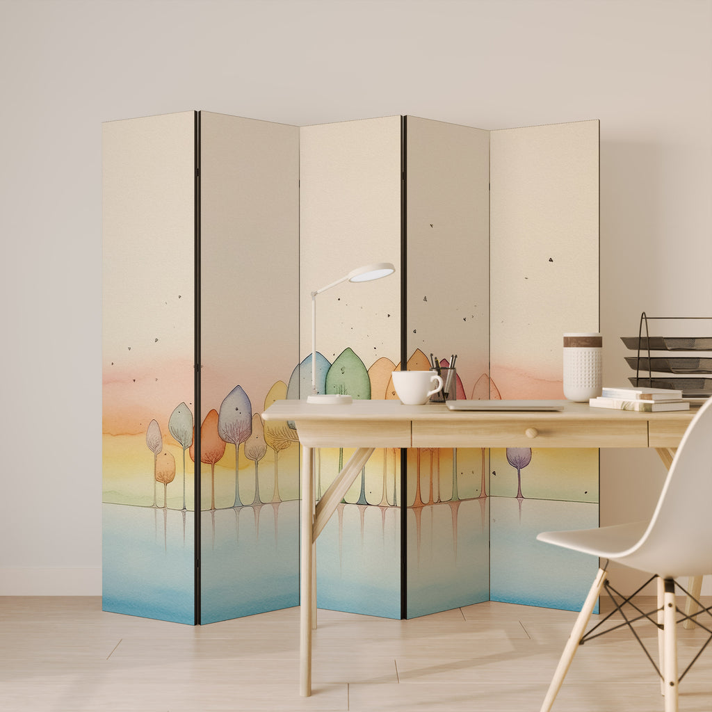 COLORFUL OASIS Παραβάν με 5 πάνελ