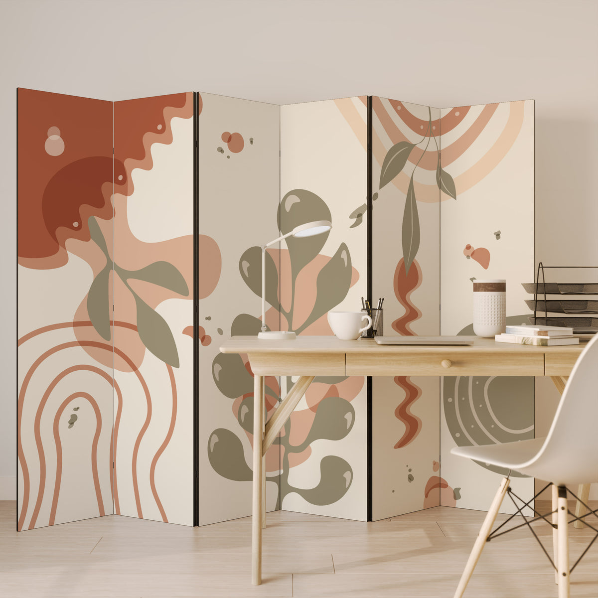 ARTISTRY AURA Biombo de 6 Painéis