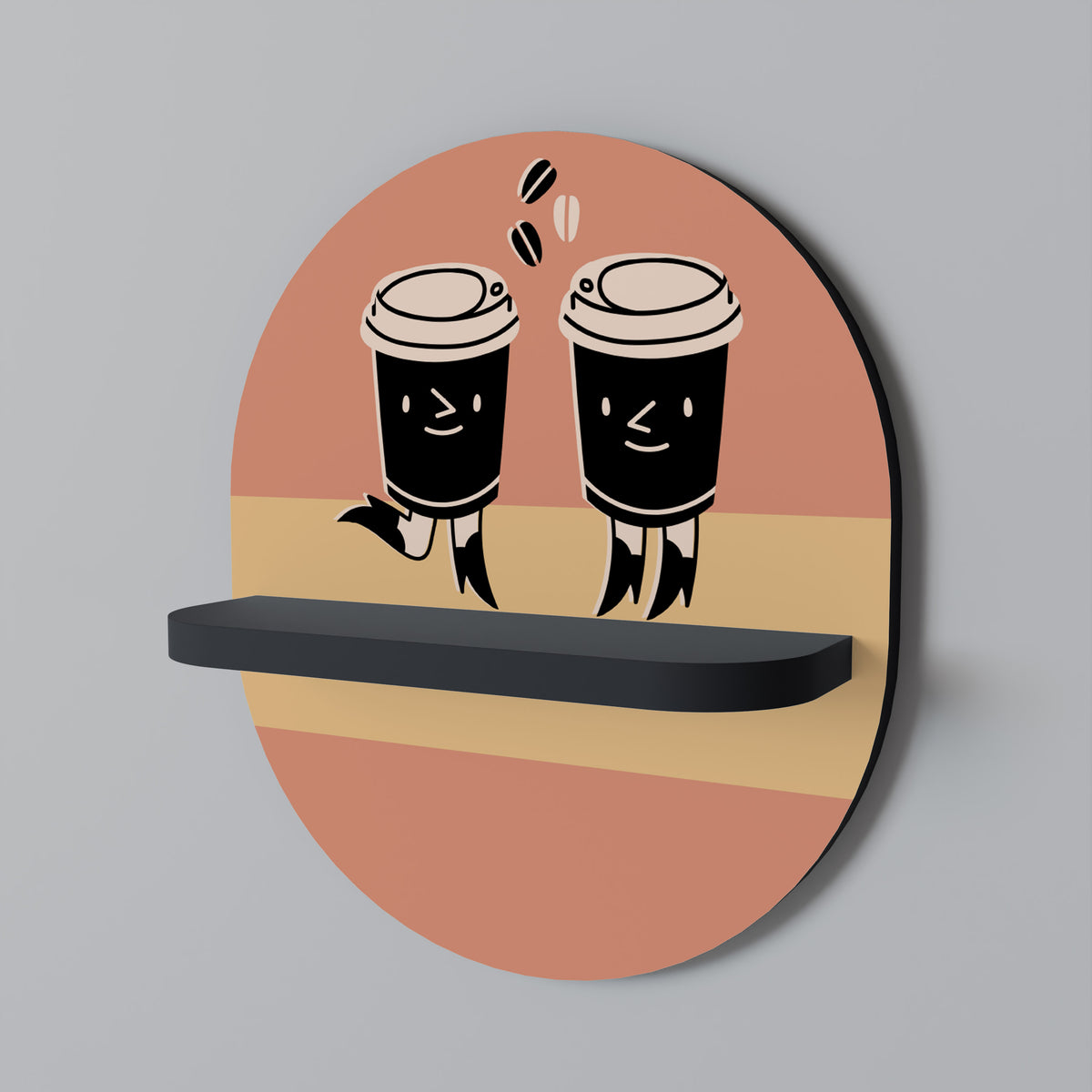 JOYFUL COFFEE Designová police