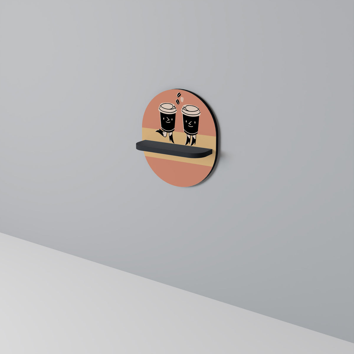 JOYFUL COFFEE Prateleira Artística