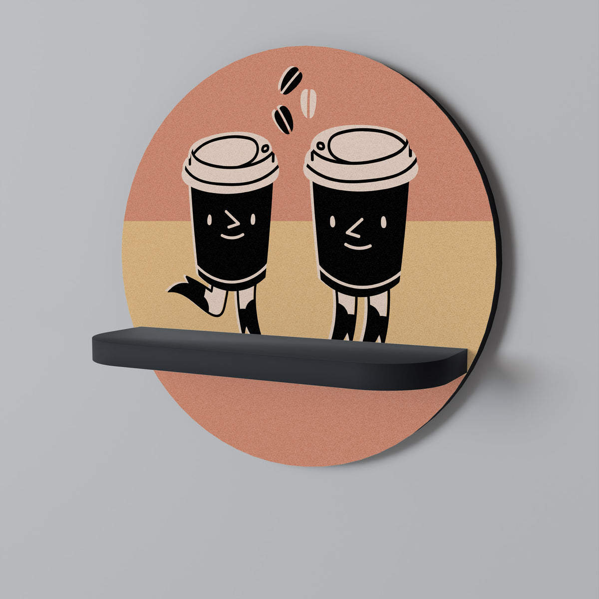 JOYFUL COFFEE Designová police